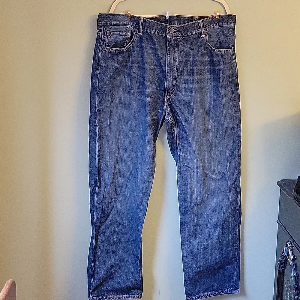 Levis 550 Mens Distressed Blue Denim vintage Jeans Never Worn Waist 44